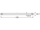 LED-Röhre LEDVANCE G13 5.1W 810lm 3000K 438mm T8 mattiert