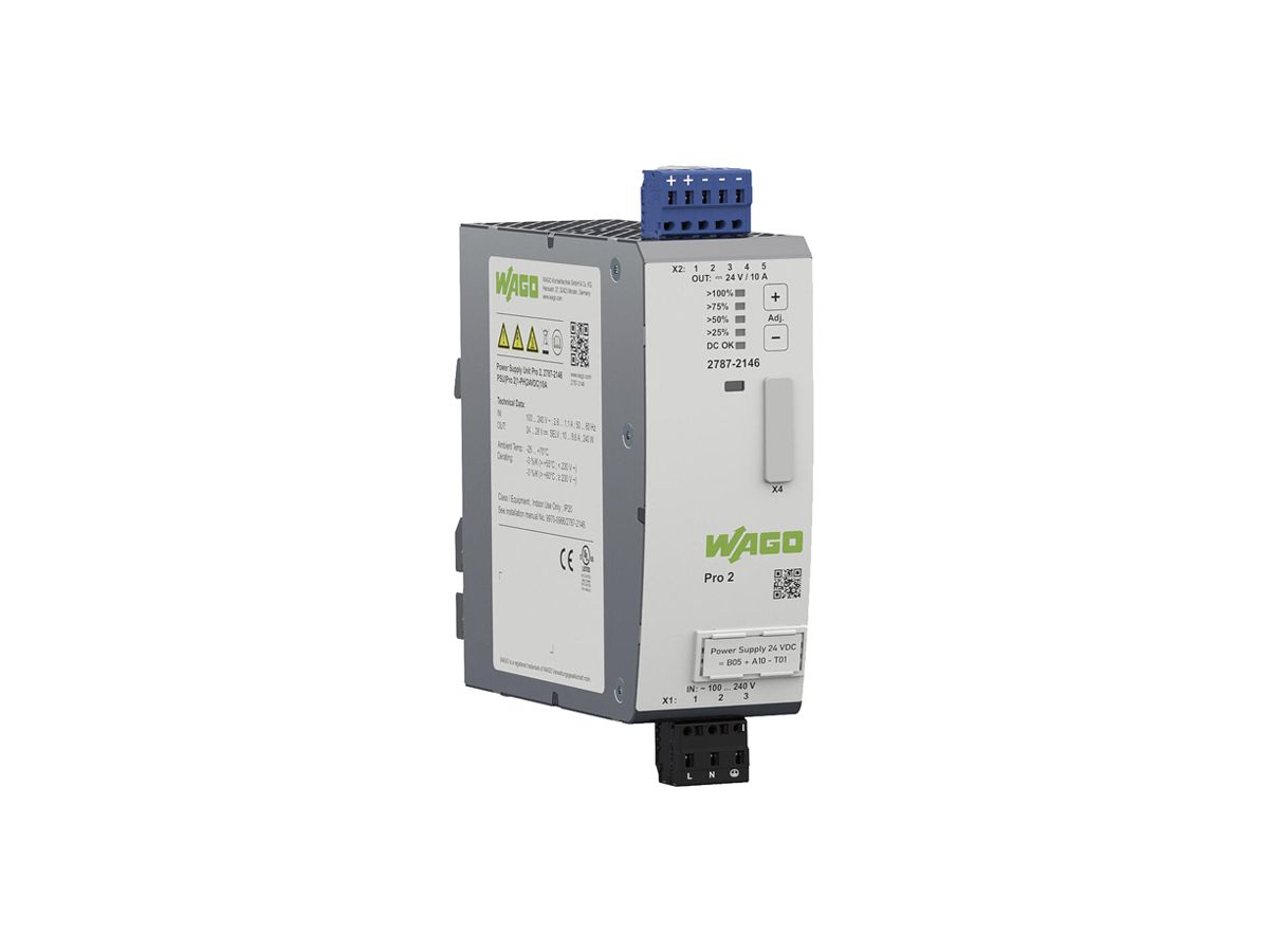 EB-Stromversorgung WAGO Pro 2 90…264V 24…28V 10A 240W