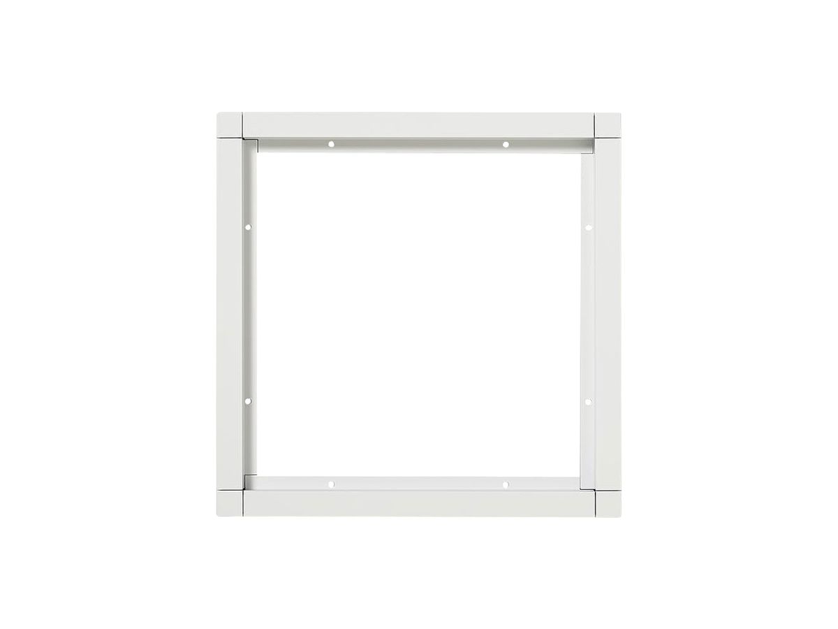 Kombirahmen Siedle, aus Aluminium, 231×231×15mm, weiss