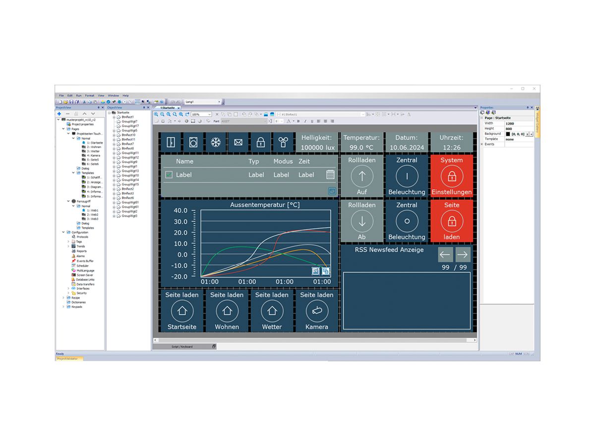Software KNX MDT VCS-PRO.04 Visualisierung mehrsprachig