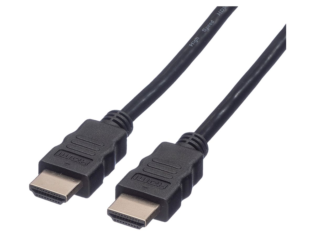 HDMI-Kabel ROLINE 4K@30Hz (HDMI 1.4b) 3D Ethernet schwarz 2m