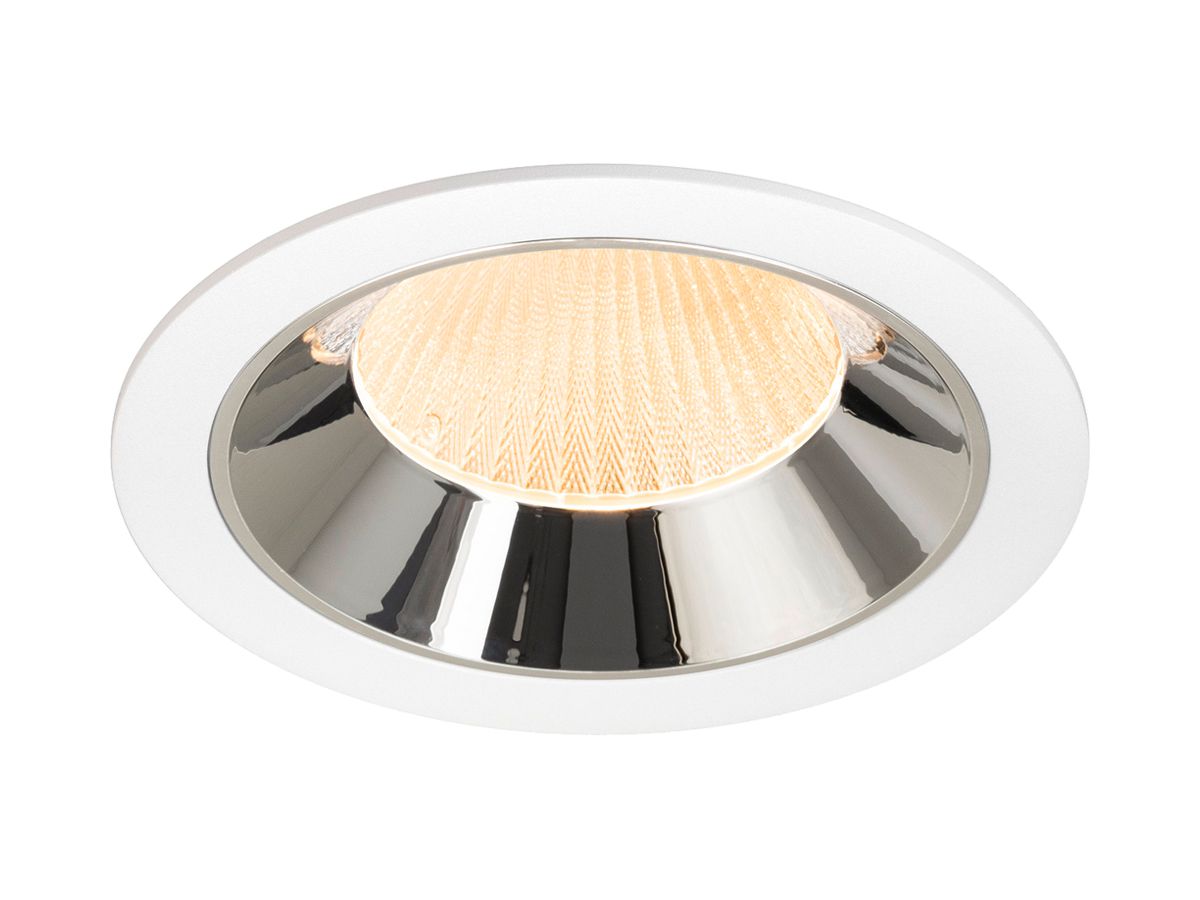 LED-Downlight SLV NUMINOS XL 24W 3500lm 2700K NB DALI Ø145 ws/cr