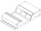 Bodendose doppelt Lanz H=69mm 12 FLF