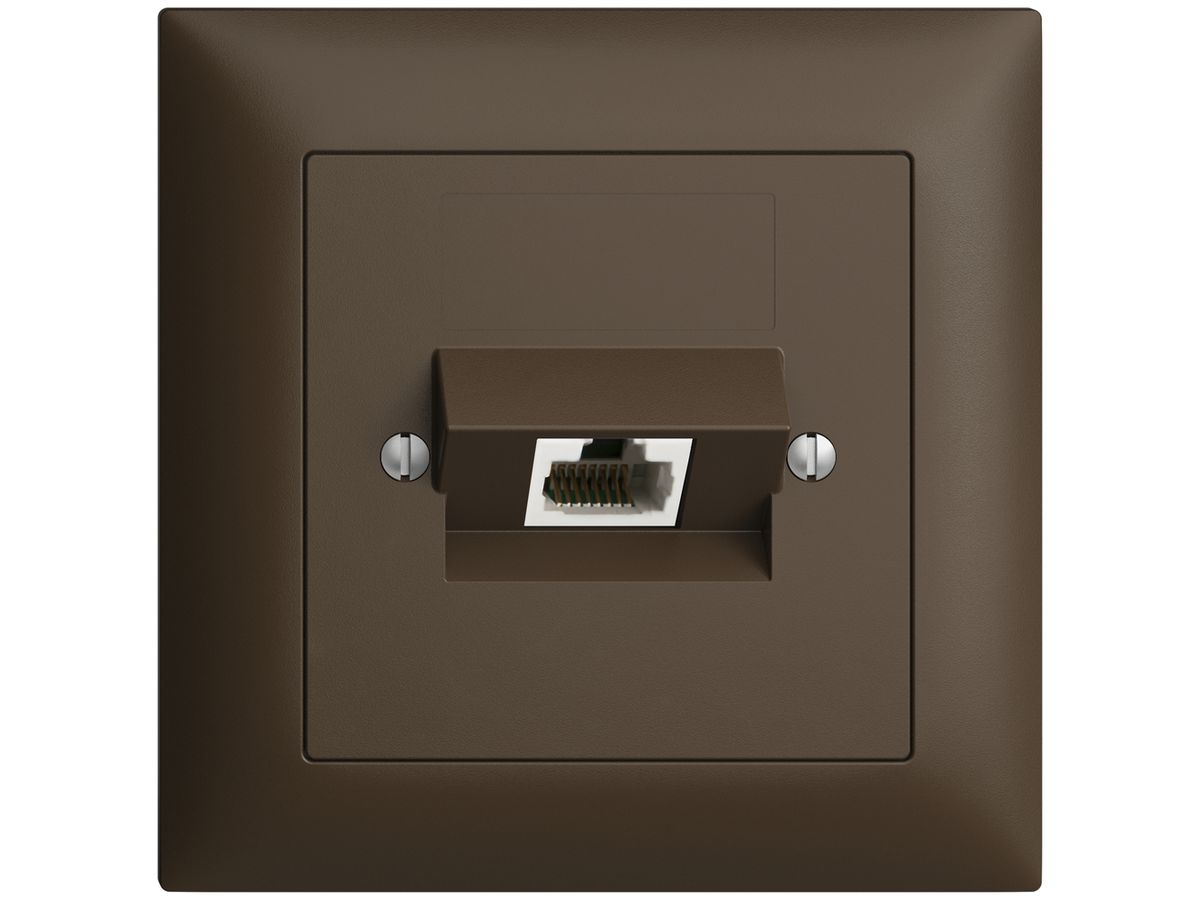 UP-Dose 1×RJ45/u 4P ITplus EDIZIOdue coffee
