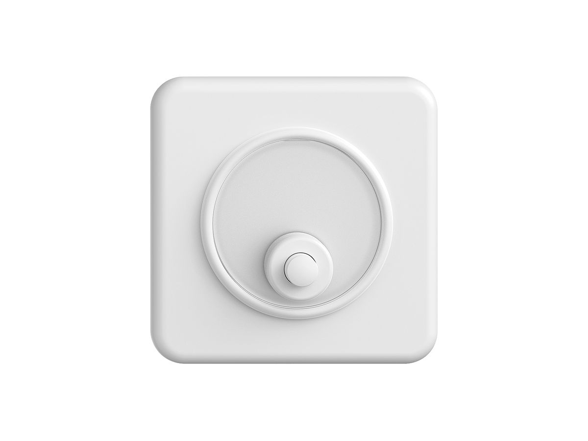 UP-Sonnerie-Taster STANDARDdue weiss mit Namensschild