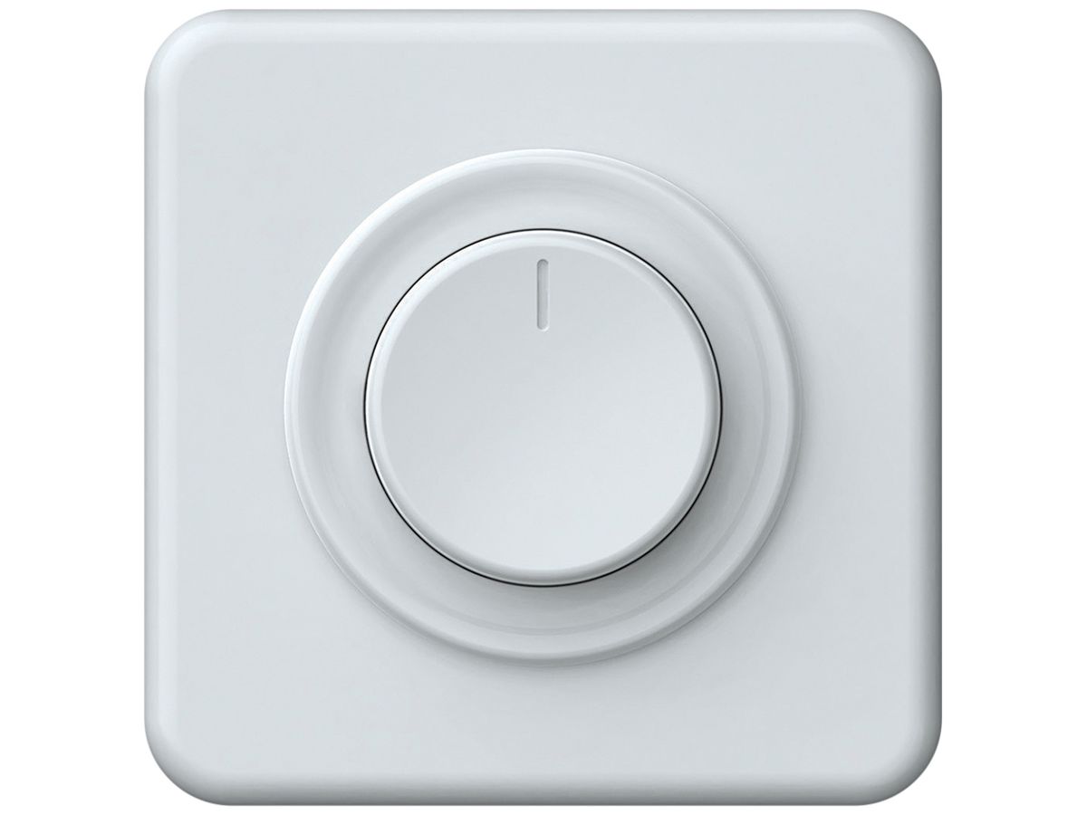 UP-Drehdimmer origin Phasenanschnitt 20…500VA 92×92mm ws