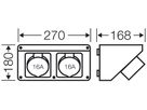 Anbaugehäuse Hensel mit Steckdose CEE 16A 400V
