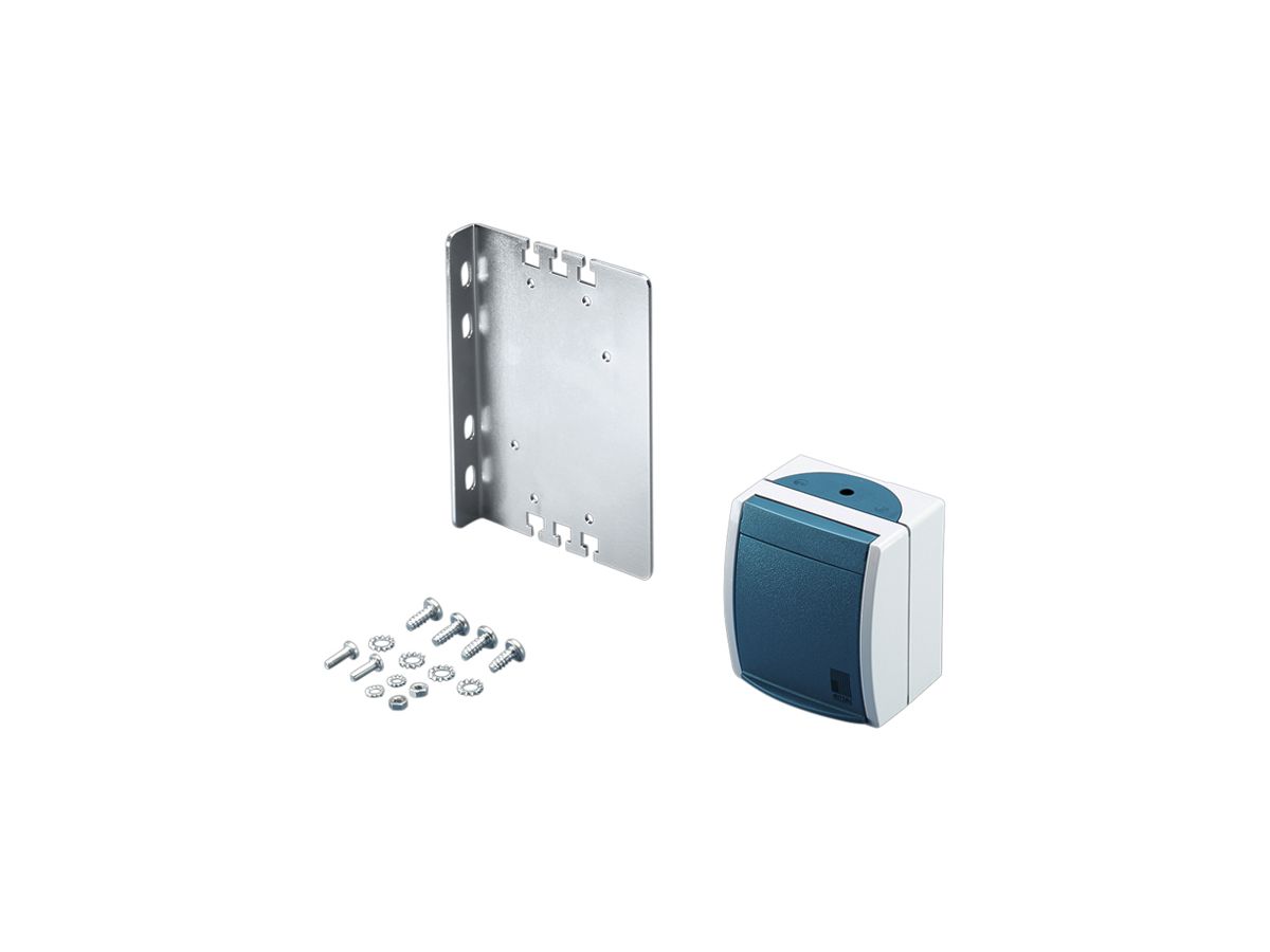AP-Steckdose Rittal DK 7280.100 Steckdose SCHUKO 16A grau 230V IP44
