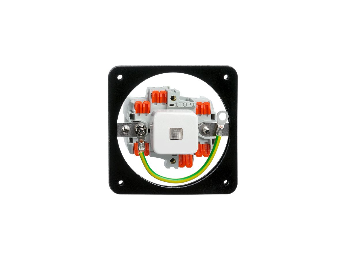 Druckschalter S6 FH LED weiss