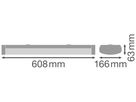 LED-Anbauleuchte LEDVANCE LN SF 18W 2340lm 830 IP44 DALI 608mm weiss