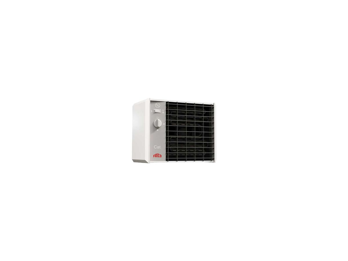 Heizlüfter Frico CAT C3N 400V 3kW 280m³/h 6.3kg 335×255×276mm IP44 weiss