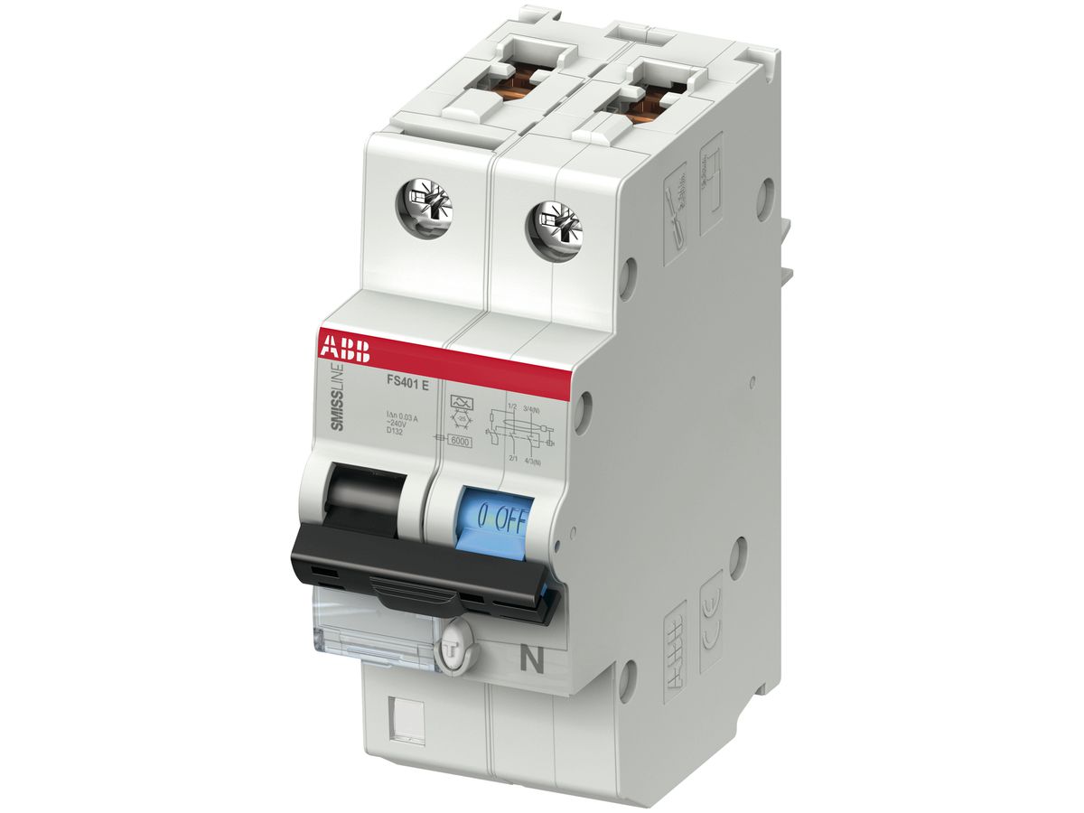 Fehlerstrom-/Leitungsschutzschalter SMISSLINE TP 6A/30mA C L+N 6kA