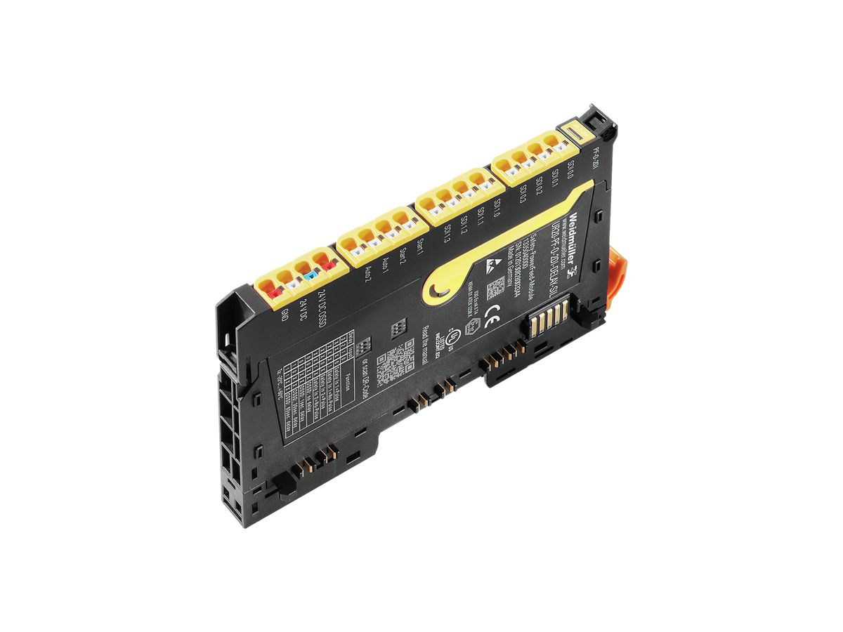 Sicheres Einspeisemodul Weidmüller Remote-I/O Safety UR20-PF-O-2DI-DELAY-SIL