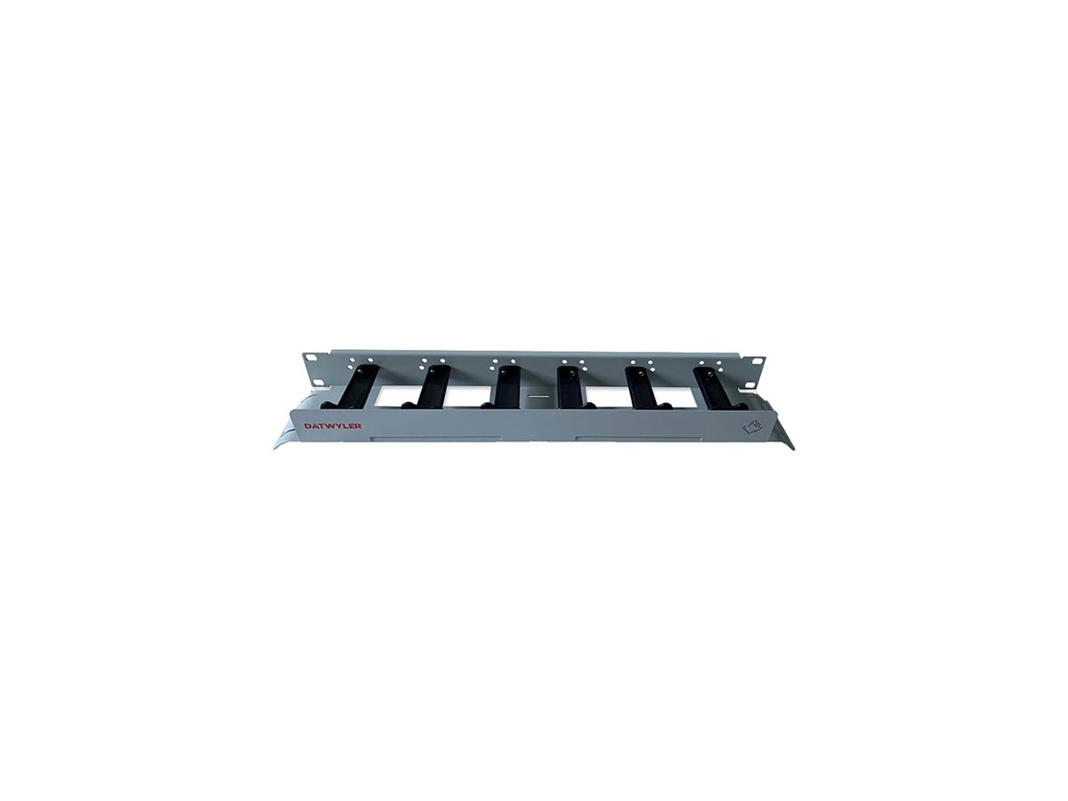 Rangierpanel 19" Dätwyler DCS 44×90×505mm 1HE grau