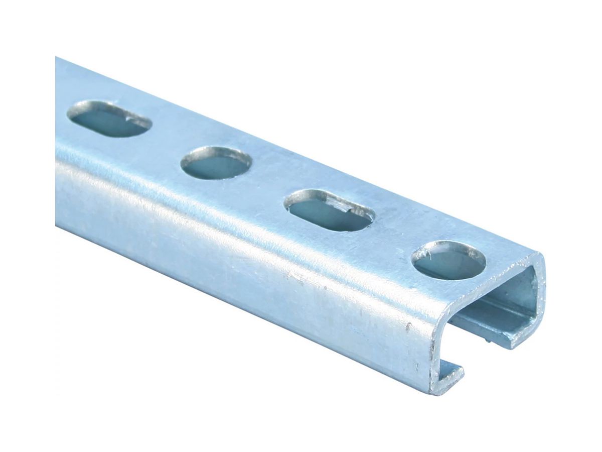 C-Schiene Caddy Typ E5, L=0.4m 20×36mm, feuerverzinkt