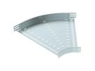 Bogen BET RB 45° 60×600mm Stahl bandverzinkt