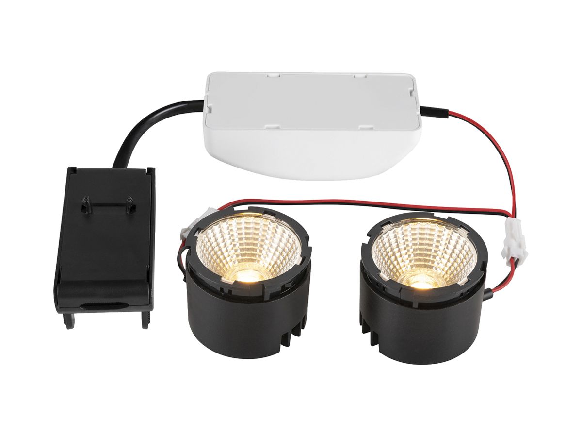 LED-Modul SLV NEW TRIA 220…240V 350mA 2×6.8W 1280lm 3000K 38° Ø50mm