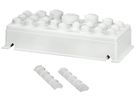 Anbauflansch grau Ø17×6…13mm, Ø2×9…17, Ø2×8×23, Ø1×11…30