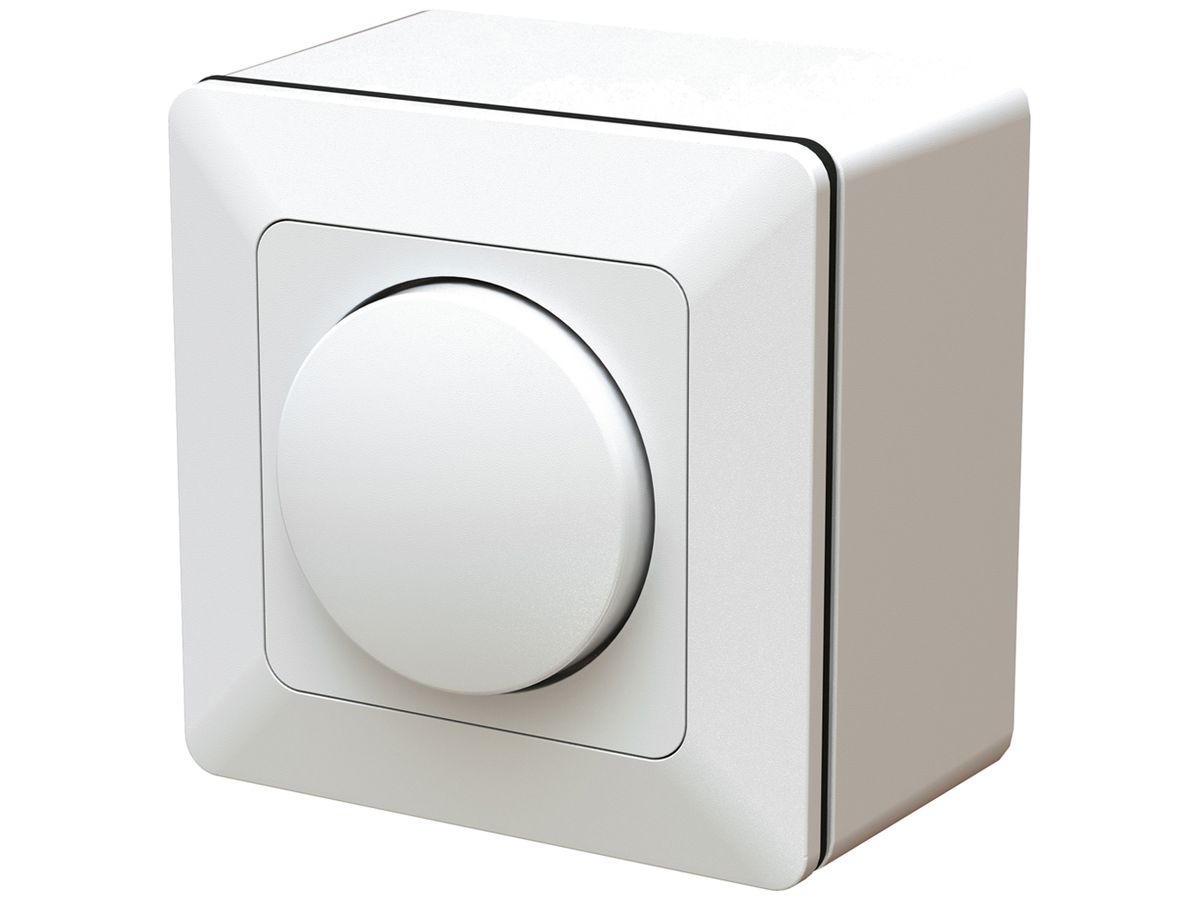 AP-Dimmer Uni-LED MH priamos IP20 230V 90×90×70mm weiss
