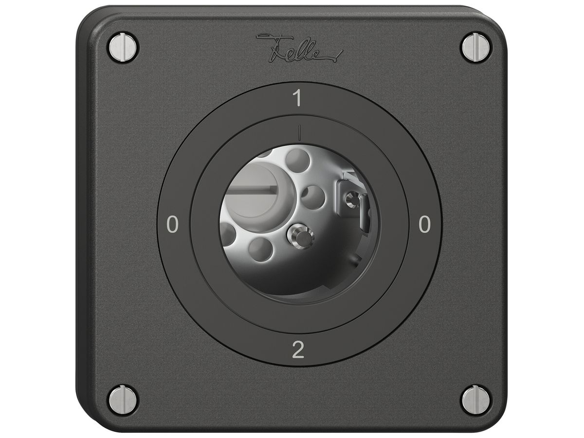 Schlüsselschalter NEVO SNAPFIX® Umschalter 16A 400V 0-1-0-2 sz