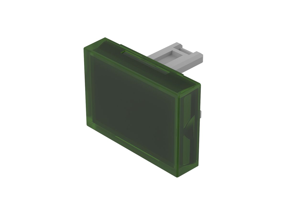Druckhaube EAO31 15×21mm tansluzent, grün