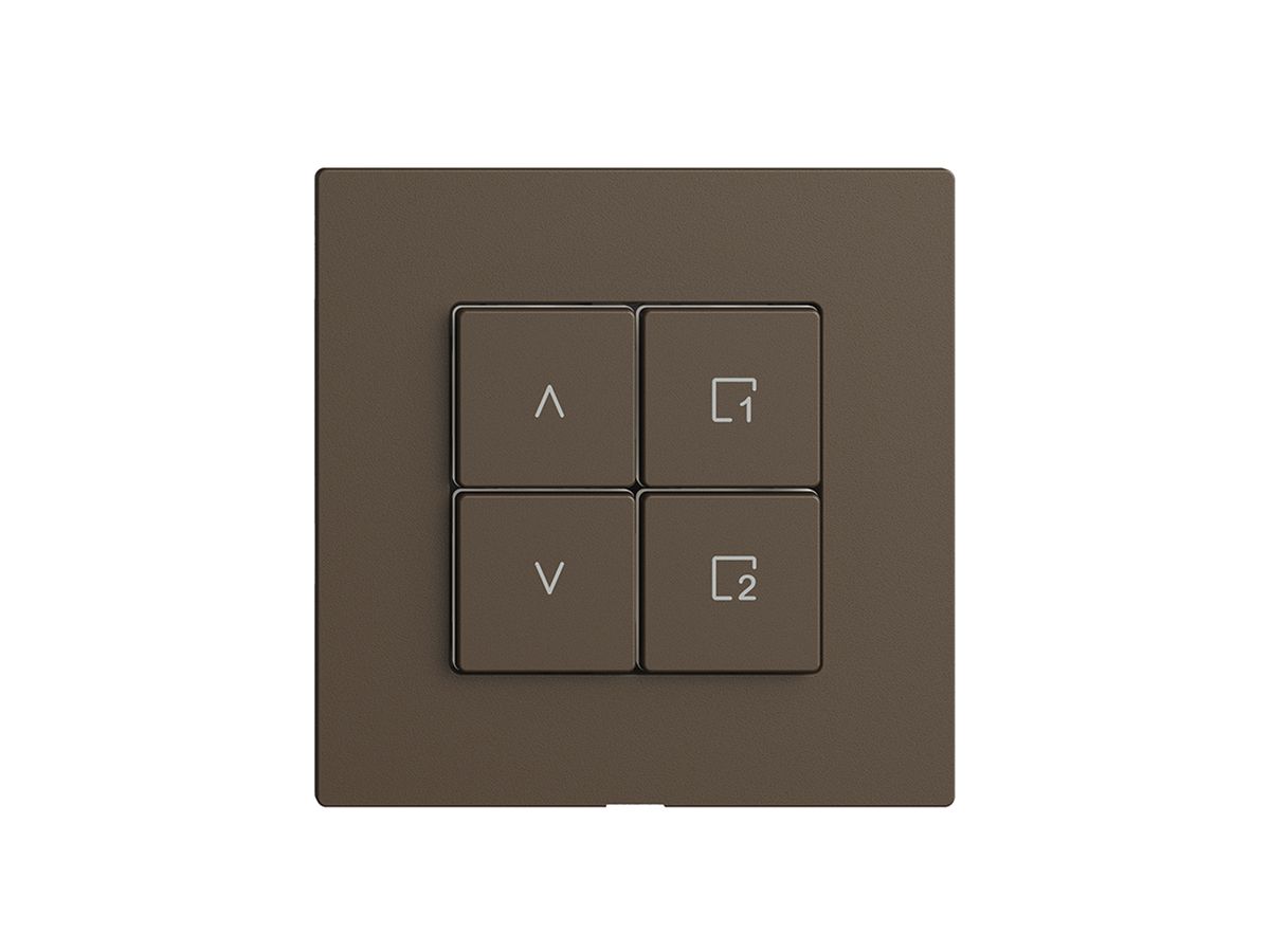 Bedienaufsatz zu Storenschalter 1K Szene/4T Edue Wiser coffee
