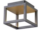 LED-Deckenleuchte SLV QUADRULO LED CL 7.5W 230lm 3000K IP55 Aluminium anthrazit