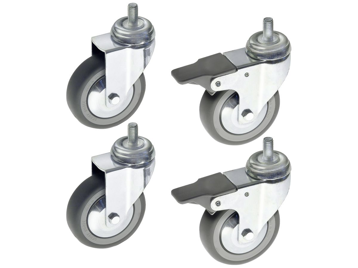 Transportrolle R&Mfreenet 23×108×80mm Metall 4Stk