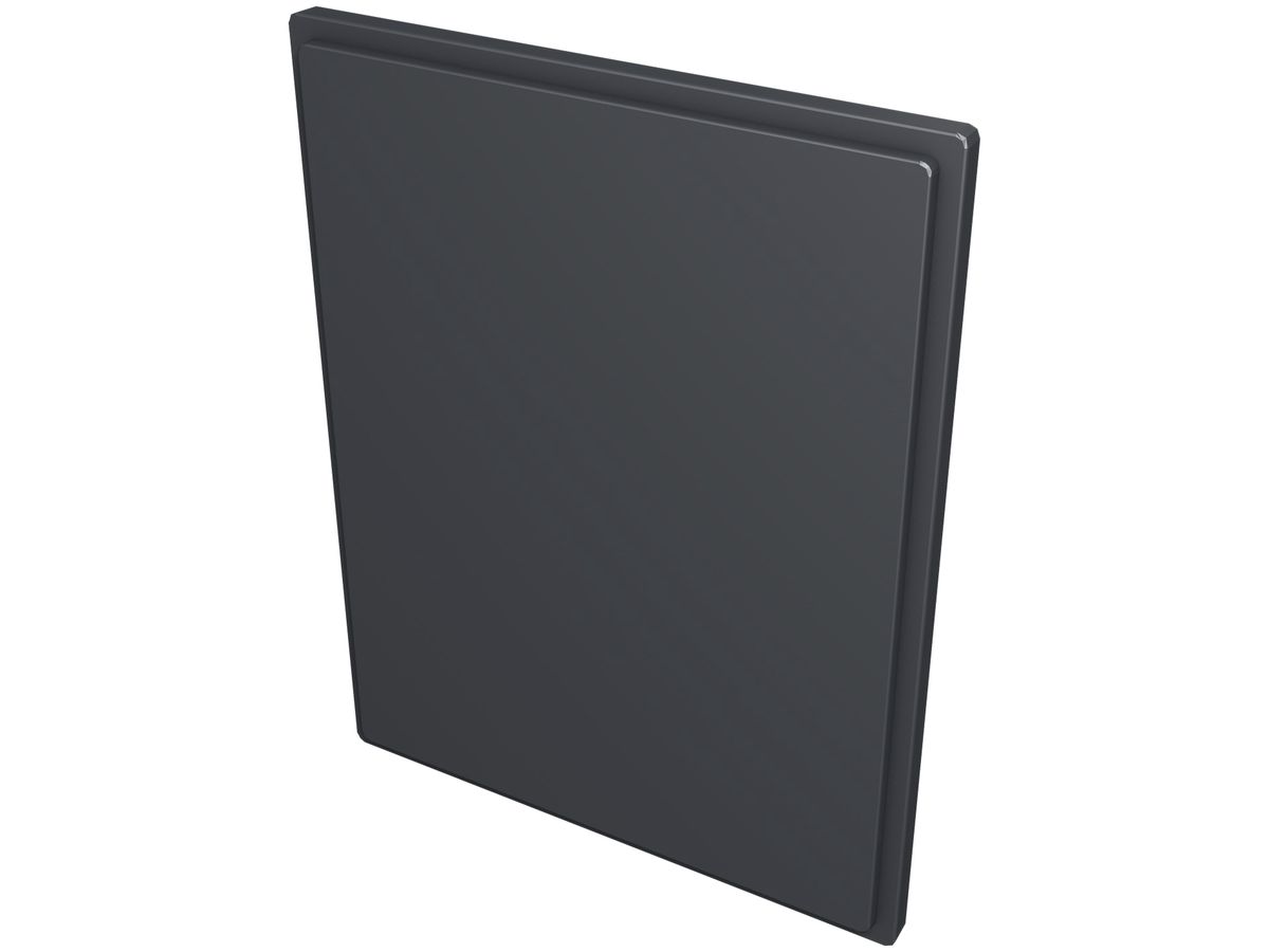 Blende R&M U-Box 115 blind, schwarz