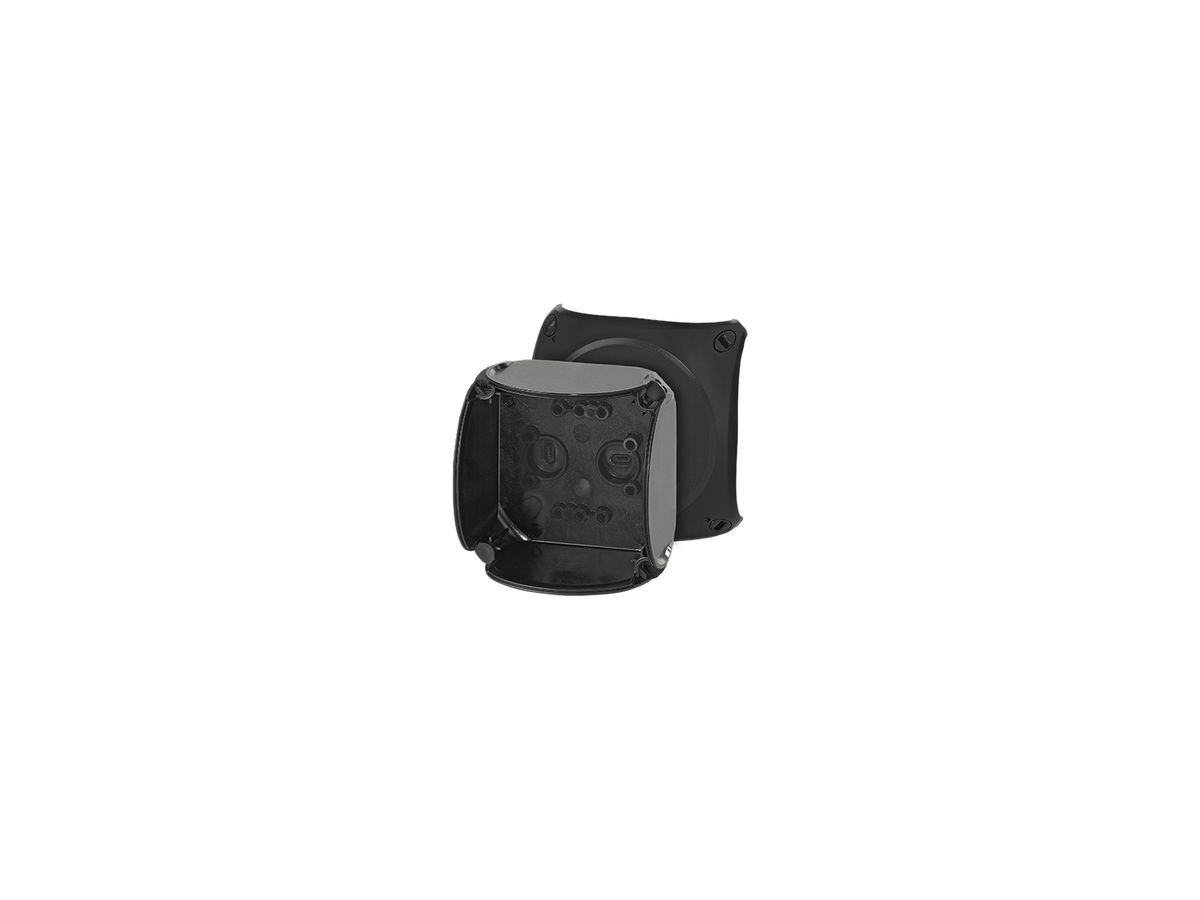 AP-Abzweigdose Hensel KF C 2.5mm² ohne Klemmen schwarz