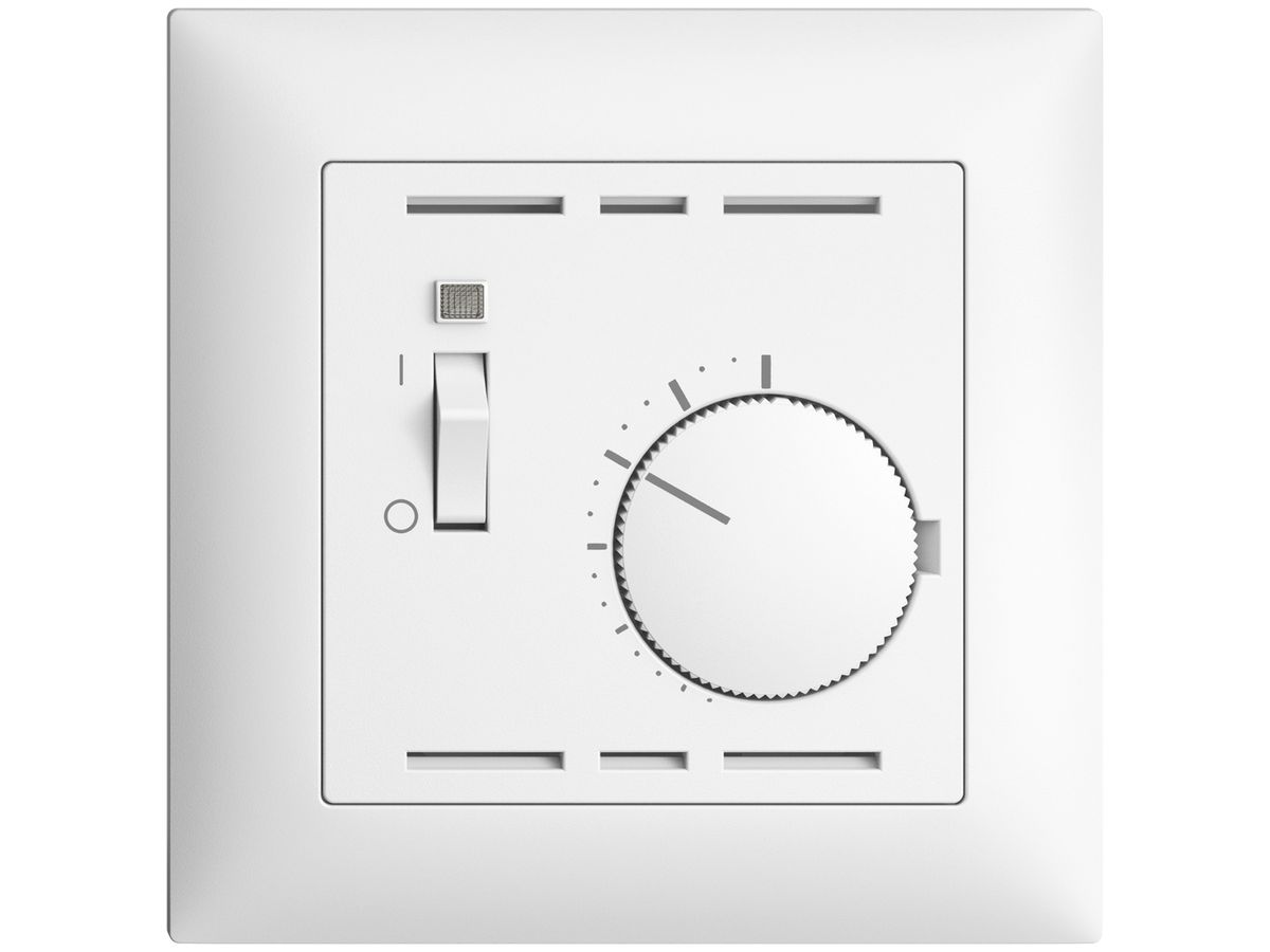 UP-Raumthermostat EDIZIOdue weiss mit Schalter