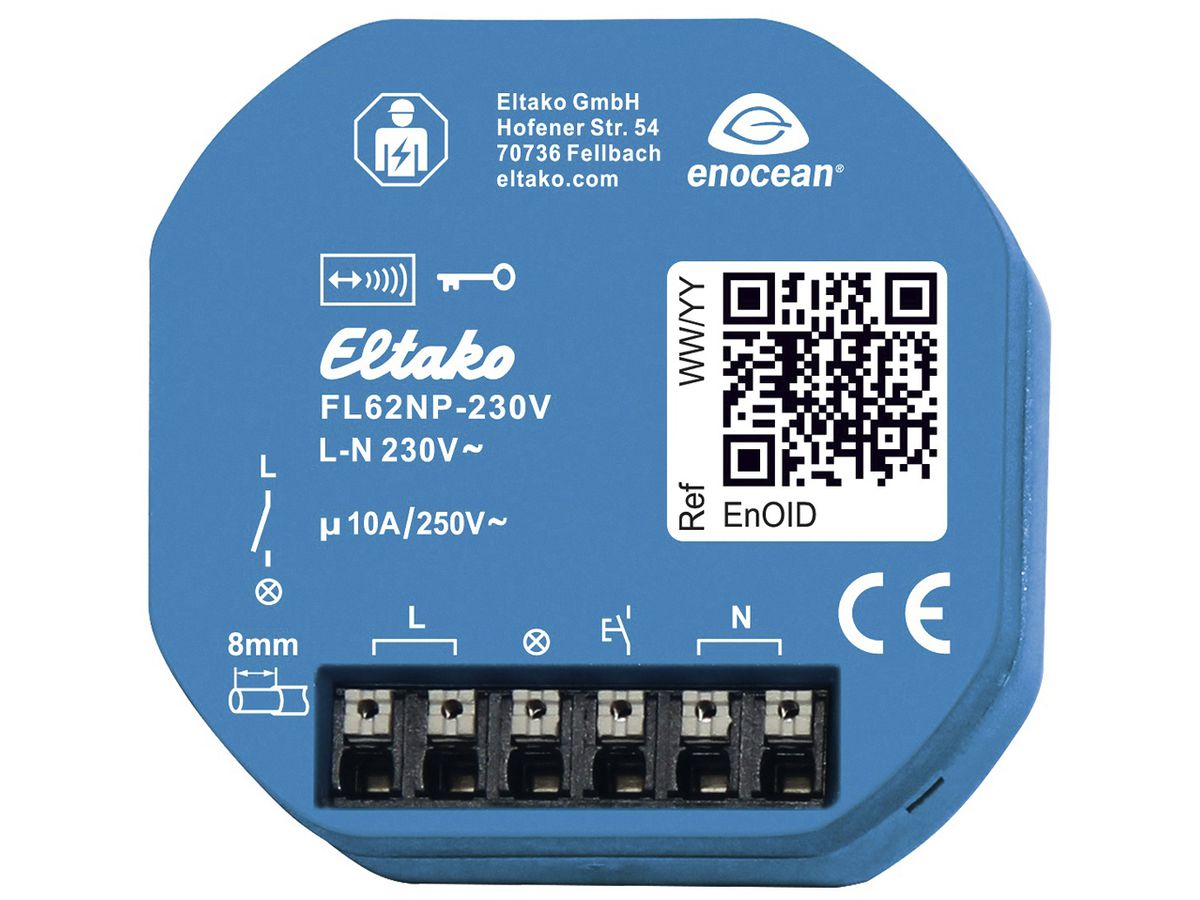 EB-RF-Schaltaktor Eltako FL62NP-230V Schrittschalter 1×Schliesser