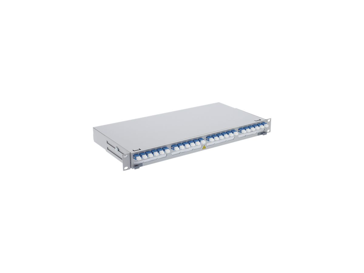 Rangierfeld LWL 19" FiberRack2 1HE 6×SC-Duplex Multimode