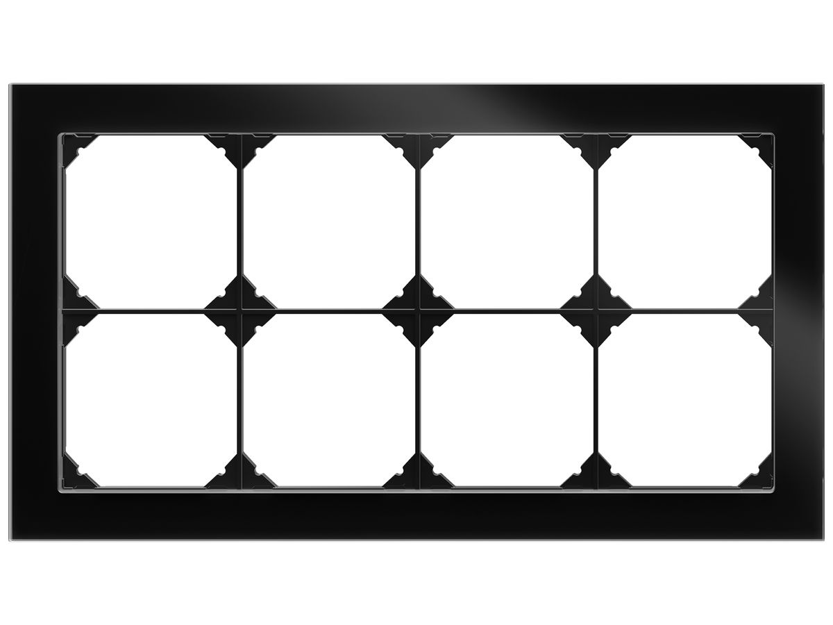 UP-Kopfzeile EDIZIO.liv prestige SNAPFIX® 2×4 274×154mm Glas sz