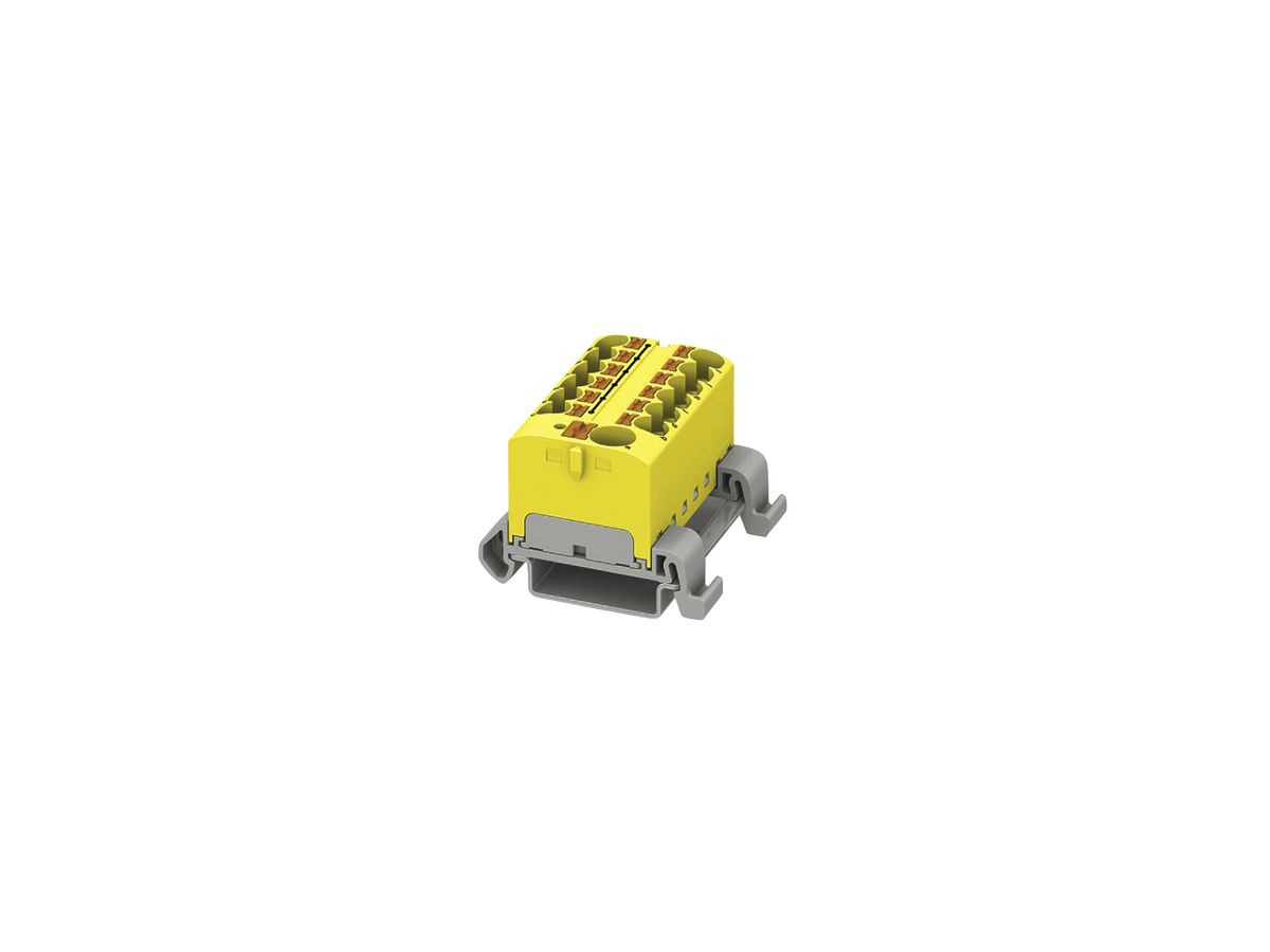 Verteilerblock PX PTFIX 10/12X4-NS35A YE