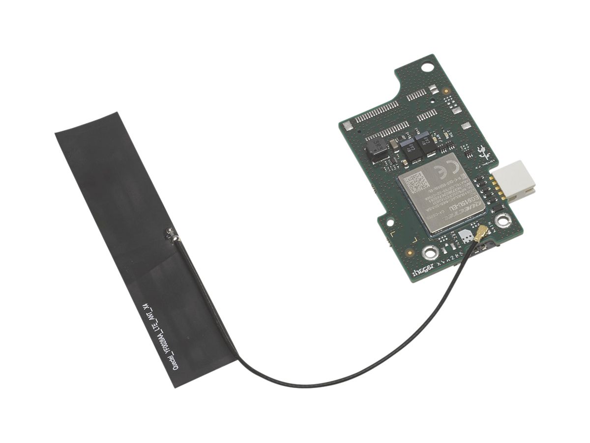 Kommunikationskarte Hager witty 4G zur Austattung der Ladestation mit SIM-Karte