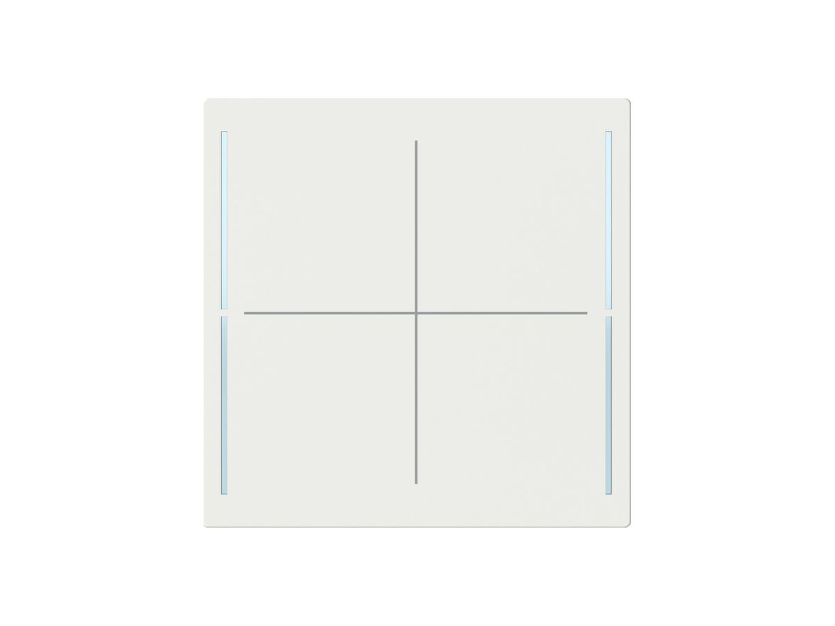 Bedienelement ABB SIDUS touch free@home/KNX 1…4-fach weiss