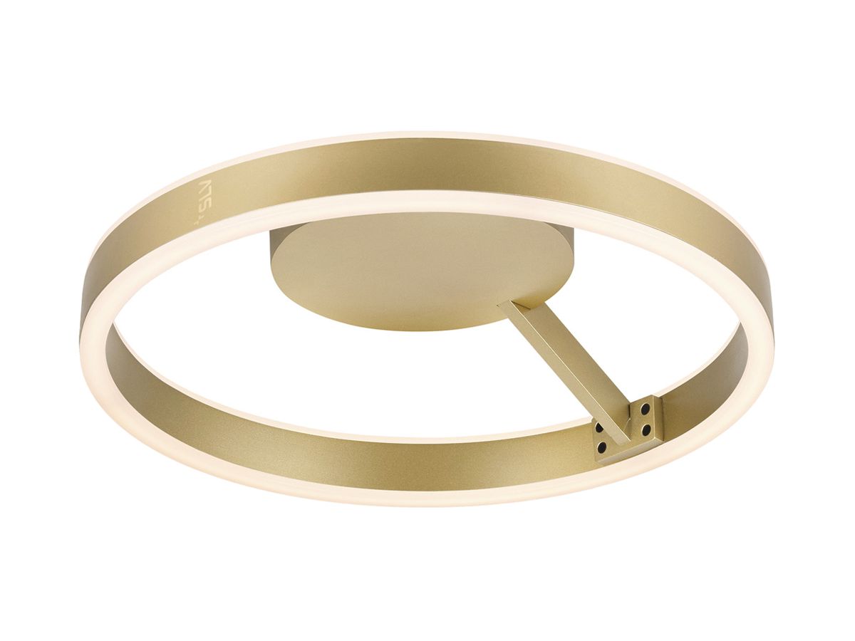 LED-Decken-/Wandleuchte SLV ONE 40 CW 14W 450lm 927/930 DALI Ø400 Messing