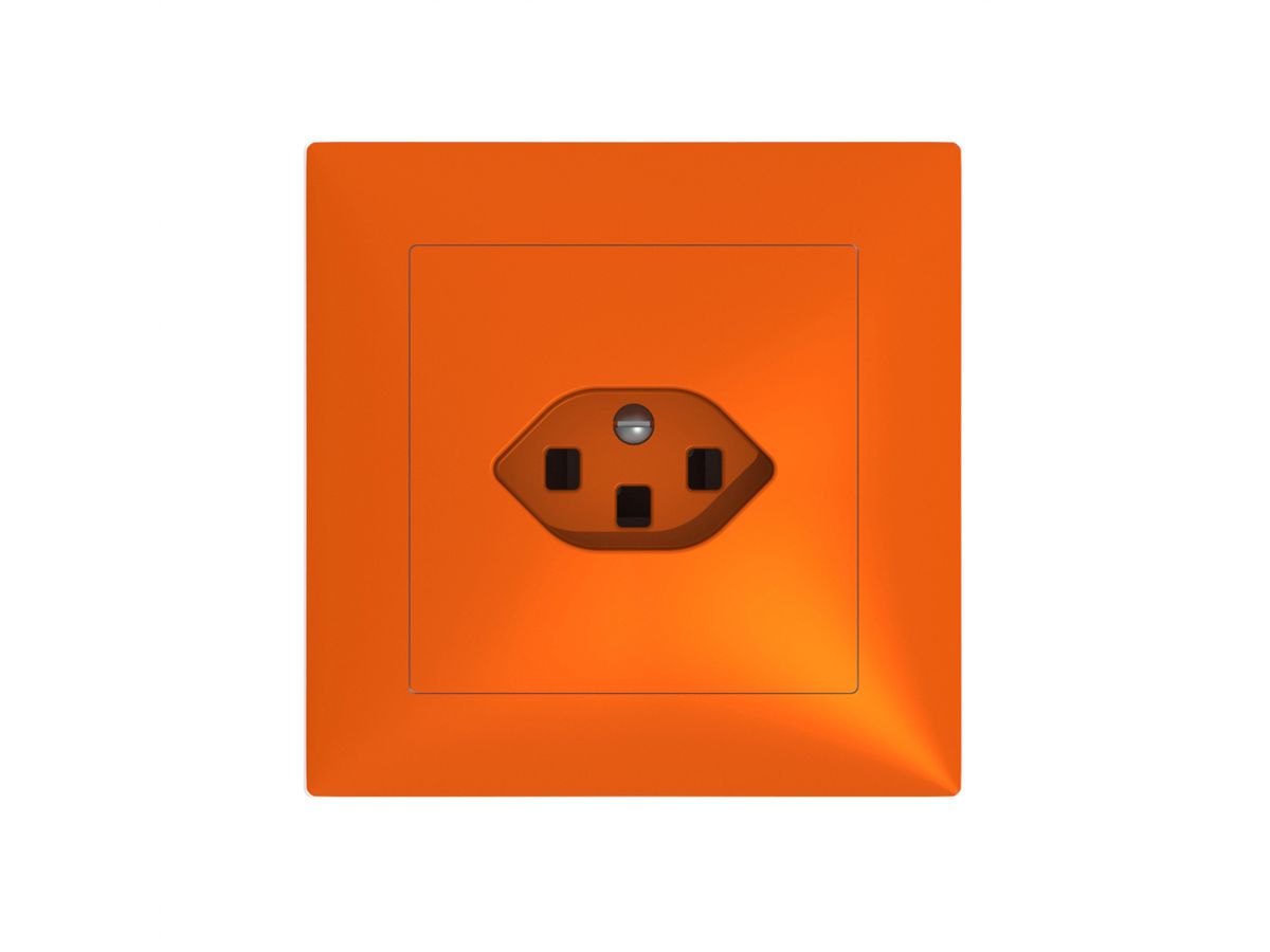 UP-Steckdose SIDUS 3×T23/1 orange