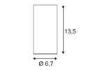 Deckenleuchte SLV ENOLA_B CL-1, GU10 35W IP20 weiss