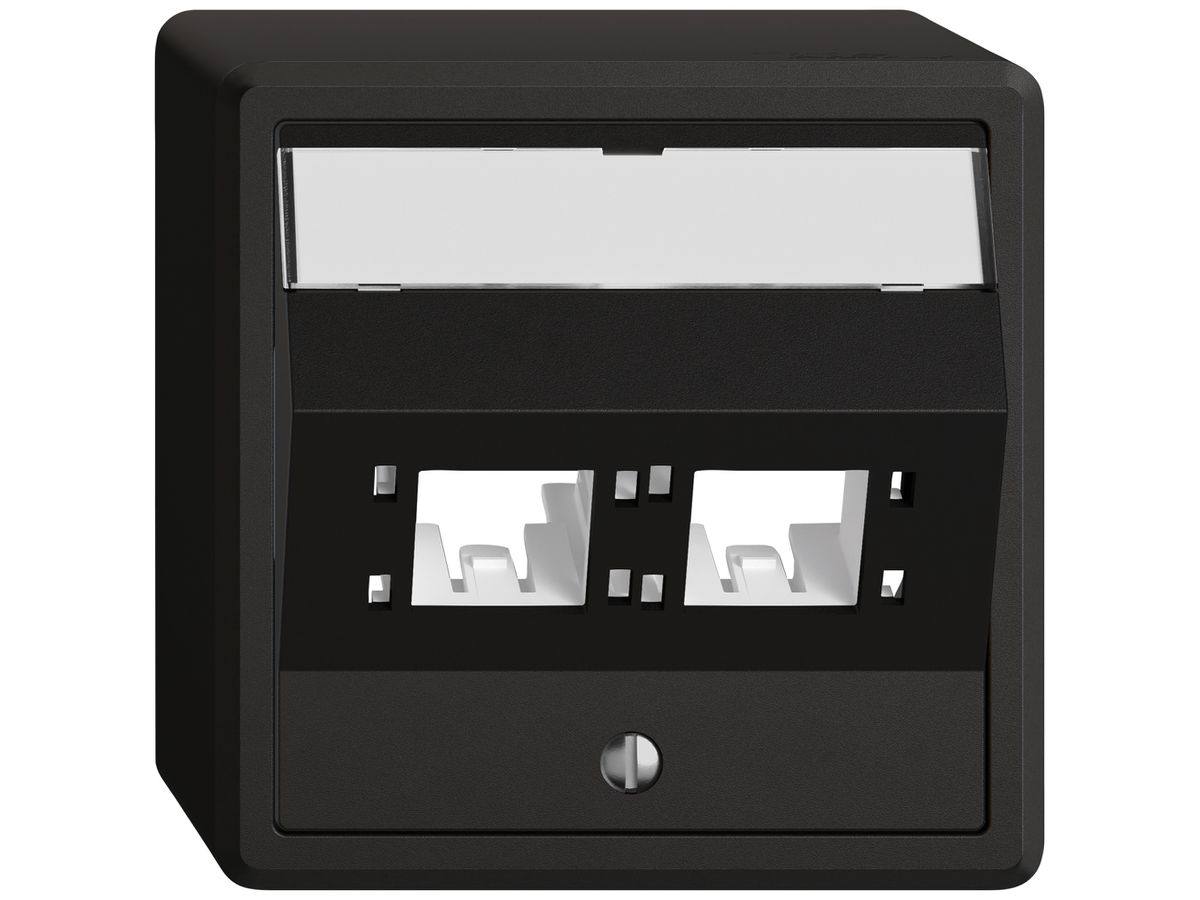 AP-Montageset EDIZIO.liv SNAPFIX® für freenet Kat.6A Adapter 2× sz