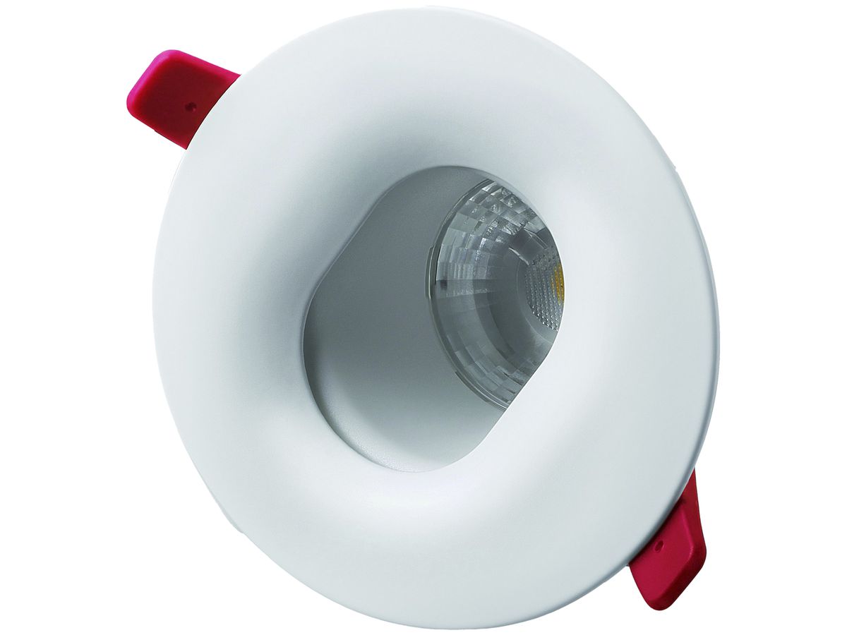 EB-LED-Downlight DOTLUX CIRCLEcomfort 6.5W 2700K weiss oval