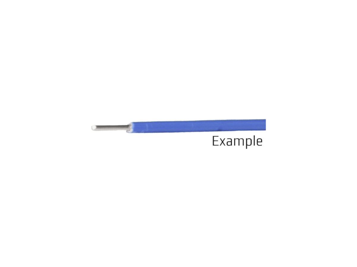 M72-Draht 2×0.6mm² blau/rot