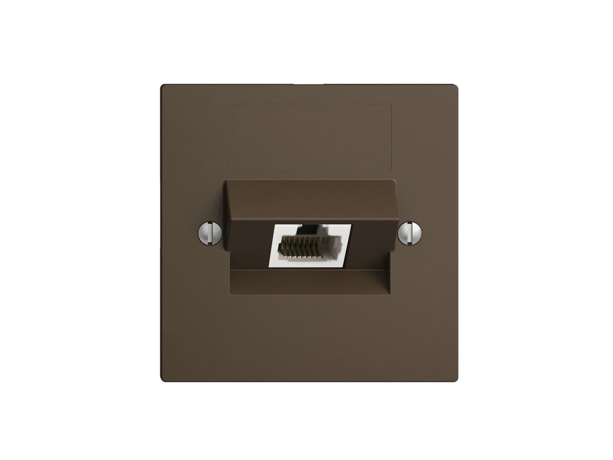 UP-Dose 1×RJ45/s 8P ITplus EDIZIOdue coffee