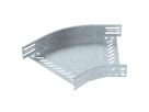 Bogen BET RB 45° 60×300mm Stahl feuerverzinkt