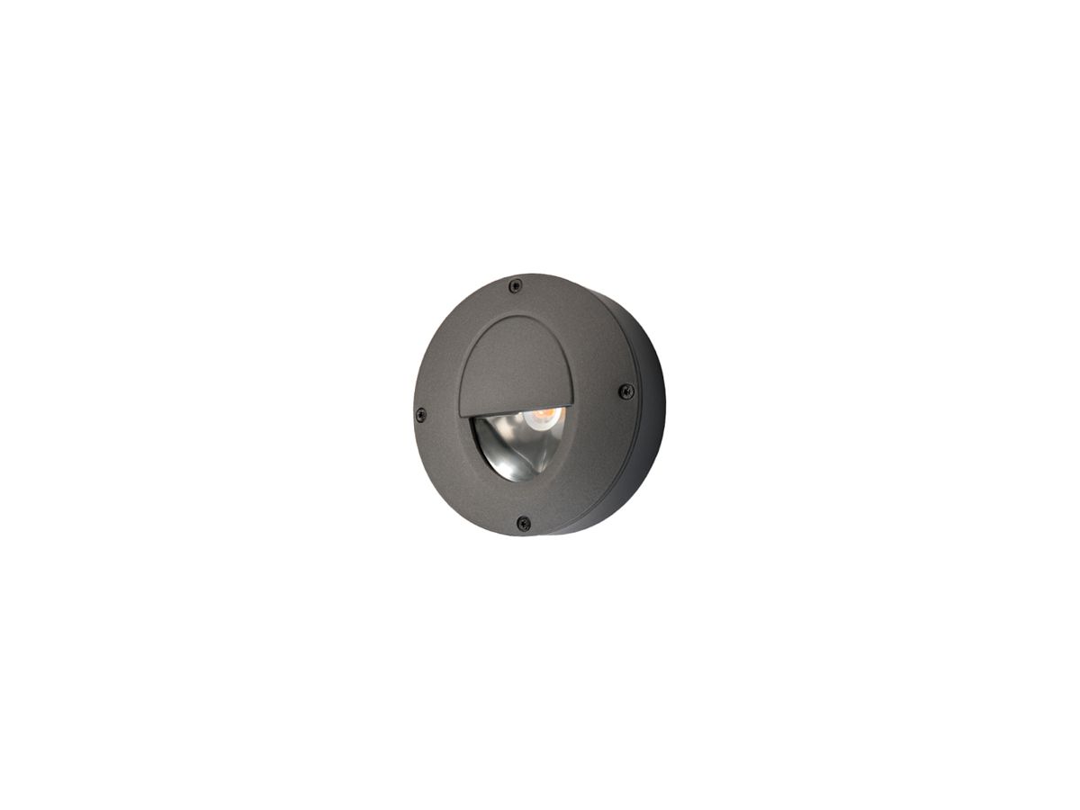 LED-Anbauleuchte SG Callisto 3W 110lm 840 IP65 DIM Ø110mm anthrazit