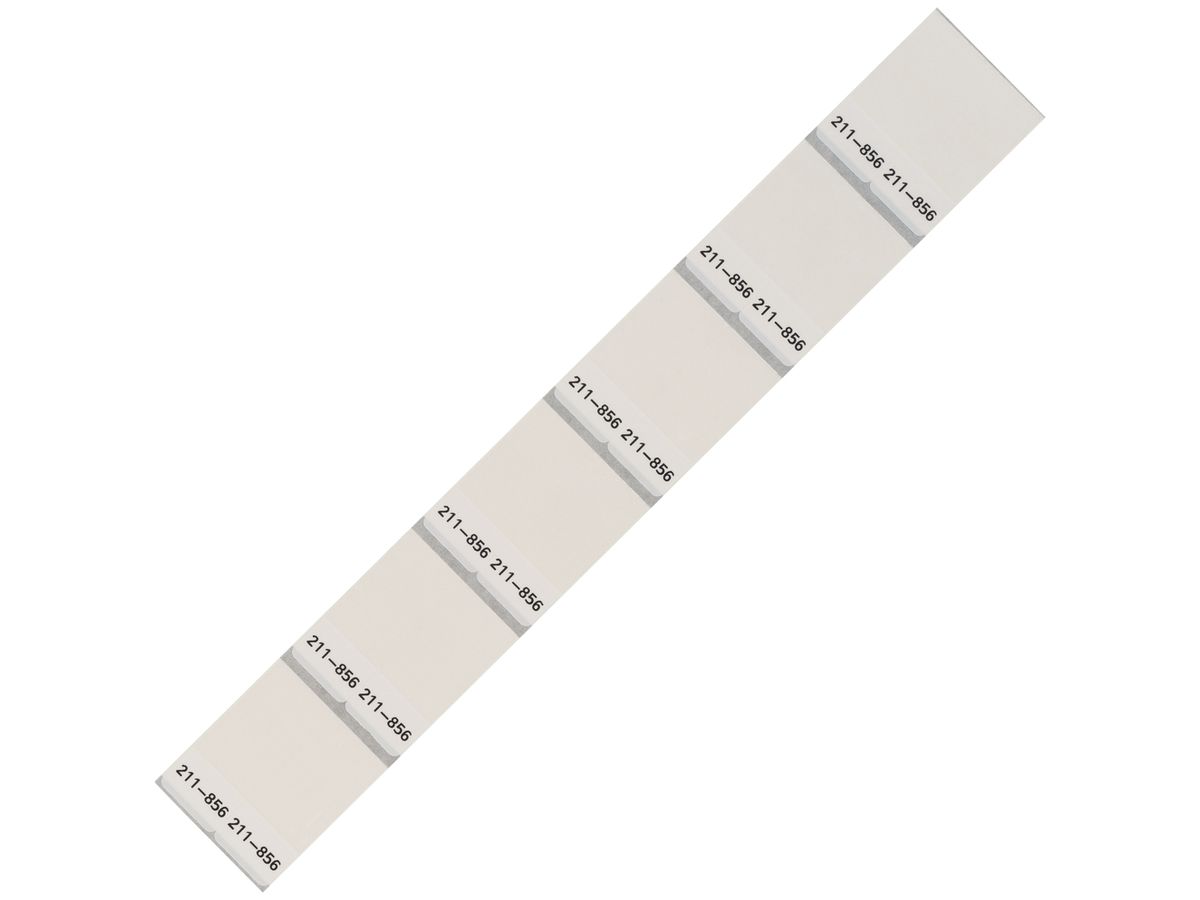 Kabelmarkierer 23×12 mm weiss 1 Stück à 1000 Markierer/Rolle, unbedruckt