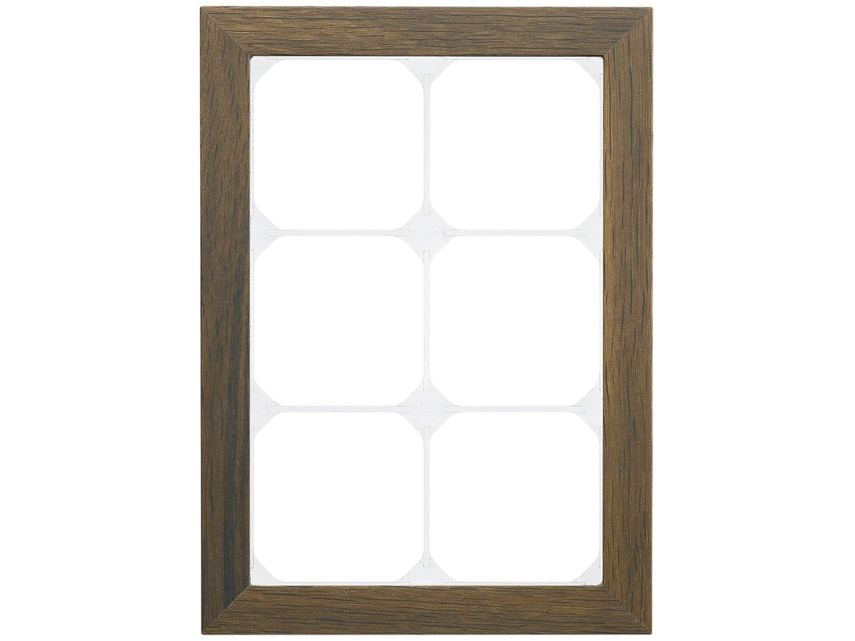 Abdeckrahmen KAL.art 3×2 214×154mm Räuchereiche