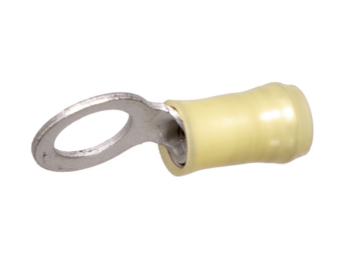 Quetschkabelschuh Tyco TE AMP PIDG Ringform M8 6mm² isoliert PA gelb
