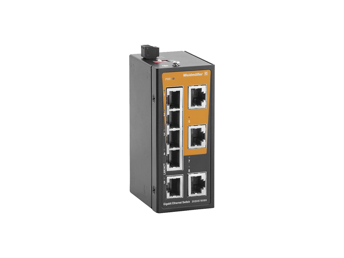 Switch WM IE-SW-ELB-08-8GT, 8×RJ45 GbE unmanaged